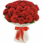№ 451  Букет из 29 красных роз.