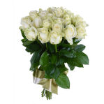 Акция 25 шт. Белых Роз 50 см. Всего 