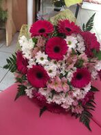 № 225 Букет из Герберы и Хризантемы.