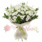 №51. 5 кустовых хризантем, рускус