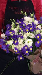 № 188 Букет из Эустомы и ирисов