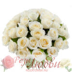 №32. Великолепный букет из белоснежных роз 25
