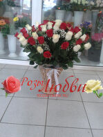 Корзина из 51 Розы.
