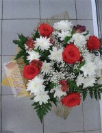 №70. Букет сборный из роз и хризантем