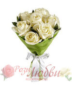 №110 Букет из 7 Белых роз.