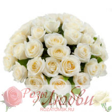 №32. Великолепный букет из белоснежных роз 25