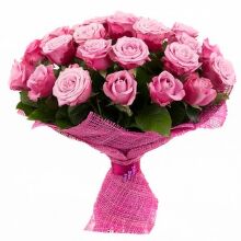 №131 Букет из 25 сиреневых роз.